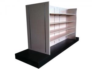 三聚氰胺鋼木超市貨架 中纖板商場超市展示貨架廠價直銷