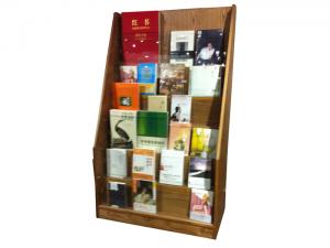 簡(jiǎn)約圖書(shū)館胡桃木書(shū)架 書(shū)店辦公室木制亞克力書(shū)架廠家批發(fā)